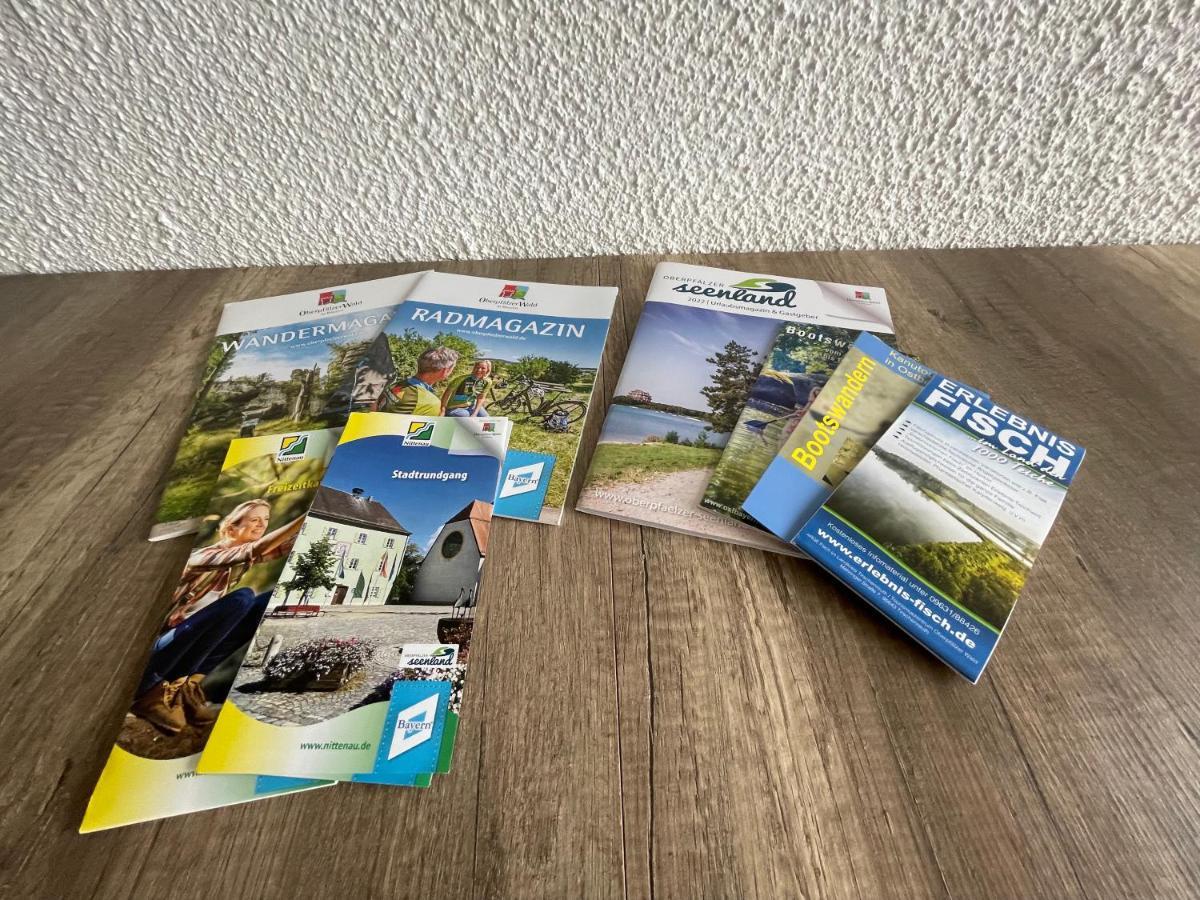 Modernes Apartment Mit Top Ausstattung Und Kamin Im Oberpfaelzer Seenland Nittenau Buitenkant foto